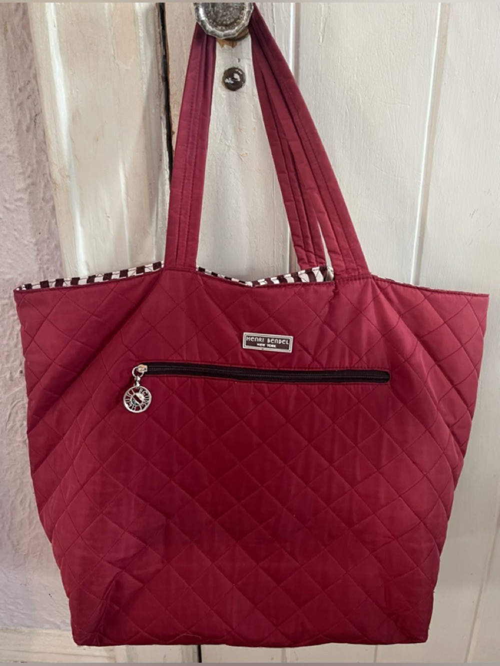 henri bendel Reversible Quilted Tote